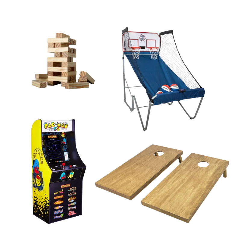 Yard Games & Arcade Games Package (SAVE $25)